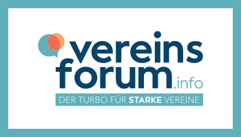 Das Logo Vereinsforum.info mit dem Claim Der Turbo für Starke Vereine