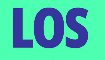 Das Wort "LOS" als Darstellung 
