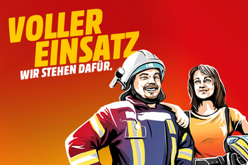 Kampagnenbild "Voller Einsatz"