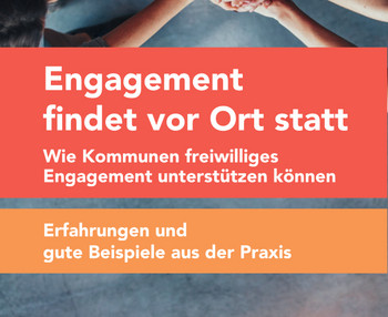 Das Bild zeigt den Titel der Broschüre vor einem roten Hintergrund