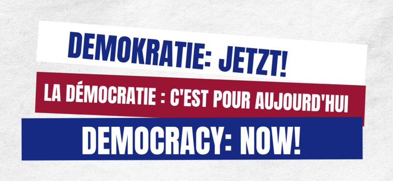 Demokratie Jetzt!