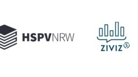 Logos der Hochschule für Polizei und öffentliche Verwaltung NRW und von ZiviZ