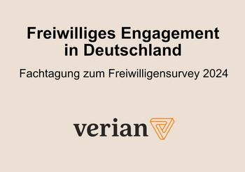 Titel der Veransatltung und Logo von Verian
