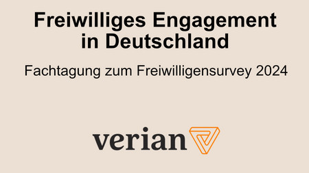 Titel der Veransatltung und Logo von Verian