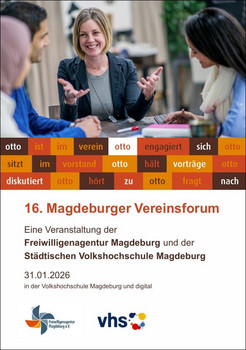 Flyer vom Vereinsforum in Magdeburg